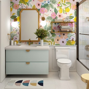 Цветная и яркая ванная комната: как преобразить санузел в Новосибирске - mebel54.com | фото