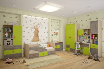 Детская комната Пуговка в Новосибирске - mebel54.com | фото