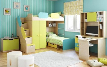 Детская комната Смайли в Новосибирске - mebel54.com | фото
