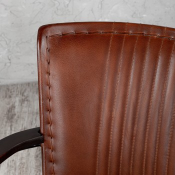 Кресло кожаное Джой в Новосибирске - mebel54.com | фото