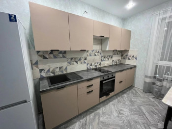 Модульная кухня Норд 2,5 м (Софт какао/Белый) в Новосибирске - mebel54.com | фото