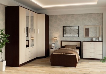 Модульная спальня Фиеста в Новосибирске - mebel54.com | фото