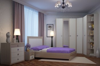 Модульная спальня Глэдис в Новосибирске - mebel54.com | фото