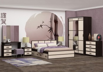 Модульная спальня Сакура в Новосибирске - mebel54.com | фото