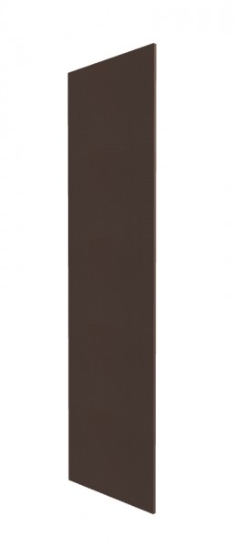 Панель торцевая ПН/ПНЯ М Квадро (для пеналов) Шоколад кожа в Новосибирске - mebel54.com | фото