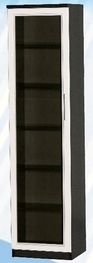 Шкаф средний со стеклодверью ДЛЯ ГОСТИНОЙ ШСС-450 Венге/Дуб выбеленный в Новосибирске - mebel54.com | фото