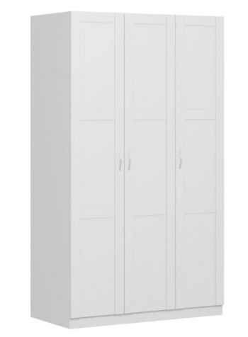 Шкаф трехдверный Пегас сборный белый в Новосибирске - mebel54.com | фото